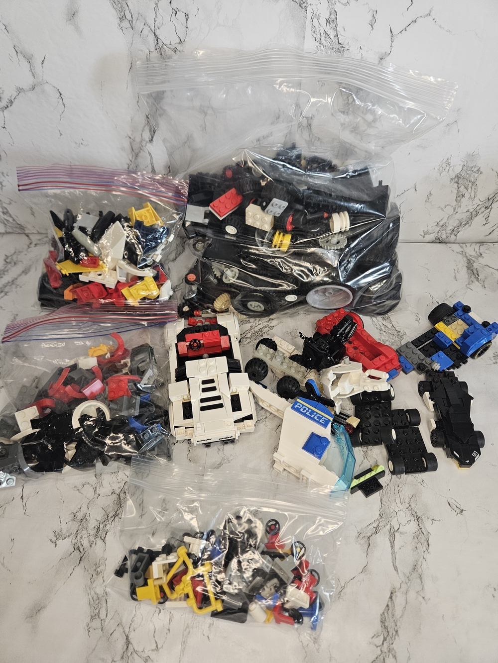 Lego Mixed Vehicle Parts Lot